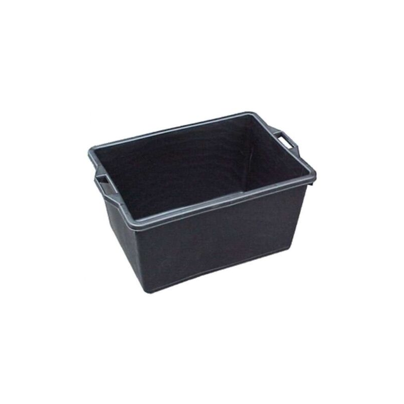 CESTA RETTANGOLARE CON MANICI DA 65 LT.