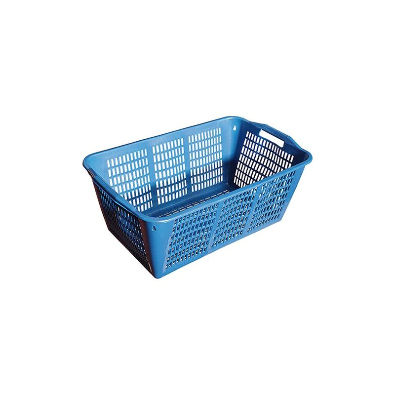CESTA RETTANGOLARE FORATA DA 35 LT.