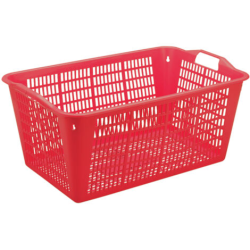CESTA RETTANGOLARE FORATA DA 35 LT.