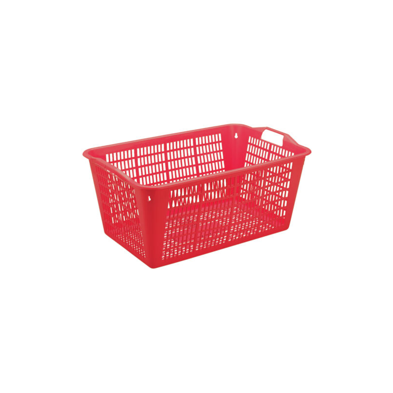 CESTA RETTANGOLARE FORATA DA 35 LT.