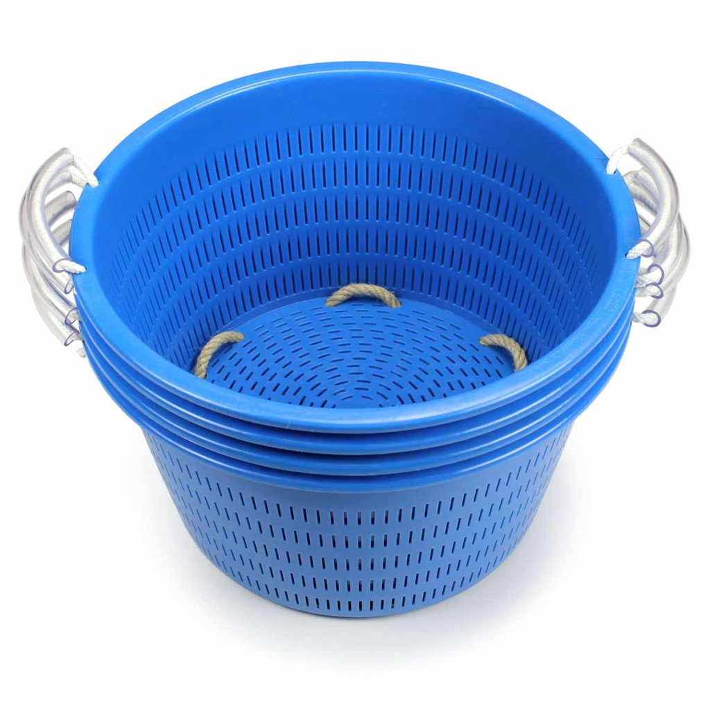 COFFA FORATA CON CORDA COLORE BLU